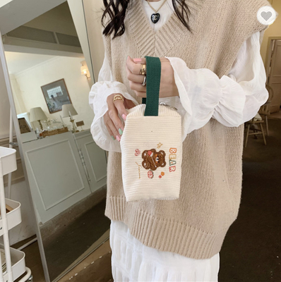 良い価格 BSCI 広告 50cm キャンバス コスメティック バッグ オンライン